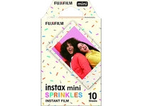 pelicula fotografica - fujifilm instax mini pack de 10 sprinkles