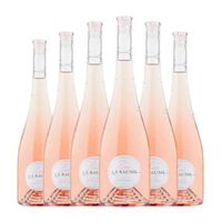grands chais vino rosado la baume rose vin joven 75 cl 125 vol pack de 6 unidades