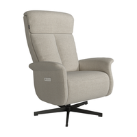 butaca relax motorizada giratoria con carga usb nely - comodidad y estilo - perla