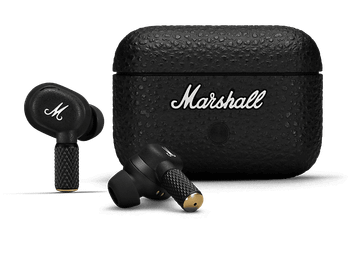 REACONDICIONADO Seminuevo Muy bueno Auriculares True Wireless - Marshall Motif II A.N.C., Cancelación ruido, 30h de reprod, Carga inalámbrica, Negro