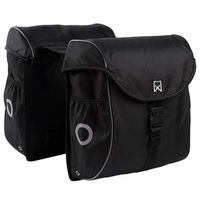 alforjas para bicicleta 38 l negro y plateado 16101 willex