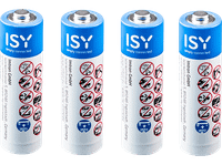 pilas aaa - isy iba-1004 alcalina 15v 4 unidades lr03 micro