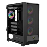 caja pc gaming keepout xc-501 mesh atxmicro-atxitx argb cristal templado negro