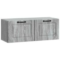 mueble para tv de pared 785 x 31 x 30 cm gris sonoma vidaxl