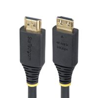 cable hdmi de alta velocidad startech 05 m conectores de agarre 4k60hz