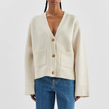 Axel Arigato Memory Wool Relaxed Cardigan - M