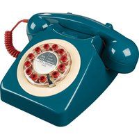 wild  wolf 746 corded phone - petrol blue petrol