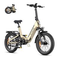 bicicleta electrica engwe l20 30 pro con motor central y bateria de 48 v 15 ahdorado