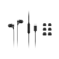 auricular lenovo 4xd1j77351 binaural intraaural usb tipo c alambrico 12g negro oficina