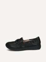 caprice slipper black made of leather size 40