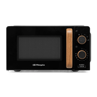 horno microondas sin grill orbegozo mi 2120 20 litros negro