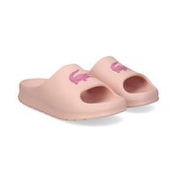 lacoste sandalias planas mujer - rosa talla 3