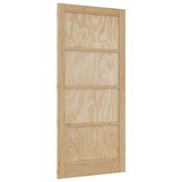 puerta interior natural 93 x 202 cm madera contrachapada vidaxl