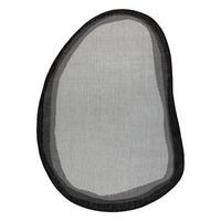 alfombra de sisal organica 2125 roca crudo  negro  natural moder 133x190 cm