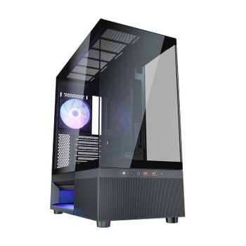 Caja PC COUGAR CFV220 RGB Midi Tower Negro Vidrio ATX
