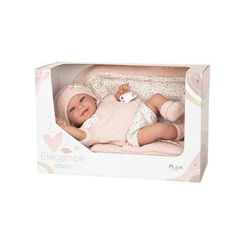 Muñeca Elegance 35 Cm Babyto Rosa C/manta (muñeco De Peso)