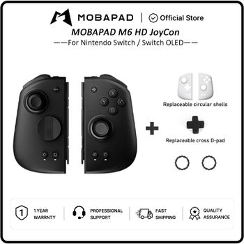Controlador MOBAPAD M6 para Nintendo Switch OLED, Joypad con Joystick Hall, Vibración HD, Consola para Switch NS OLED, Gamepad