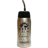 mate green yerbomos 40 black 580 ml for yerba mate tee un accesorio portatil funciona como un termo con una botella y mantiene el agua plateado y negro 13308