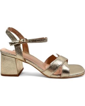de TIMBOS SANDALIA TACON FIESTA MUJER ORO 130642 AMARILLO