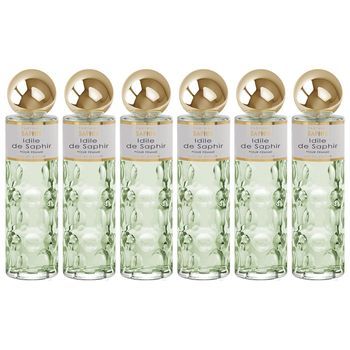 Pack De 6 Eau De Parfum Mujer Saphir Idile 200 Ml
