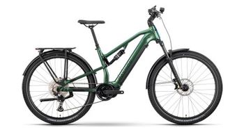 Raymon crossray pro bicicleta electrica de trekking con suspension total shimano deore 12s 800wh 29   verde