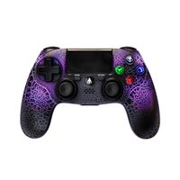 indeca business t-rex black r mando inalambrico para ps4  pc  android r bluetooth rgb vibracion dual touchpad minijack bateria 1000 mah