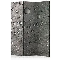 biombo - steel surface with water drops 135x172 cm