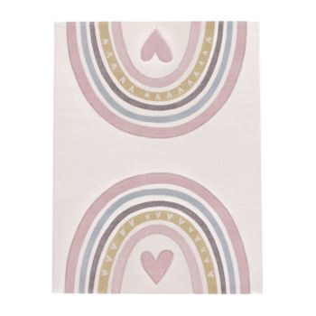 Alfombra infantil Kosmos rosa 240x340 cm