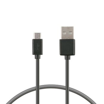 Contact Cable De Carga Y Datos USB-A/Micro USB 1m Negro