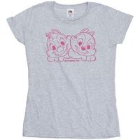 disney camiseta chip n dale nuts about you para mujer