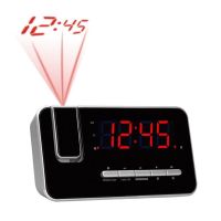 reloj despertador denver crp-618 digital fm led rojo