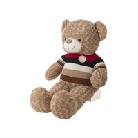 peluche oso jersey rayas 120 cm