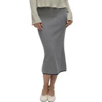 vero moda falda gold pinstripe para mujer