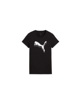 Camiseta Puma Essentials Metallic Mujer Negro