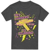 star trek camiseta set phasers para mujer