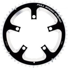Fsa Plato Road Super 130 Bcd 5 Brazos 53 Dientes N11 Aluminio Negro/plata Con Pin De Cadena