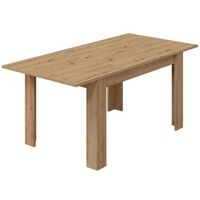 mesa de salon comedor extensible en color roble nodi 140-190x78x90