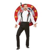 disfraz de lanzador de cuchillos para hombre