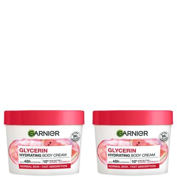 Garnier Body Superfood, Nourishing Body Cream Duos - Watermelon & Hyaluronic Acid