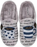 de garzon 5013-247 zapatillas de casa muje gris