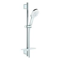 conjunto de ducha con barra grohe rainshower smartactive 130 3 chorros white 26577ls0