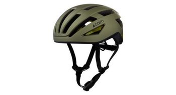 Casco de carretera cairn atom mips mat metallic verde
