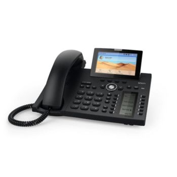 Teléfono IP Snom D385 Negro 12 líneas Pantalla 4.3