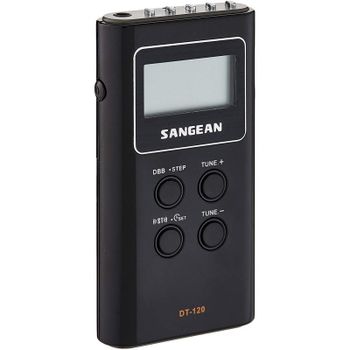 Sangean DT-120 Radio Portátil Negro