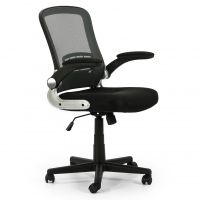 vs venta-stock cosmos silla de oficina reclinable con brazos abatibles negra