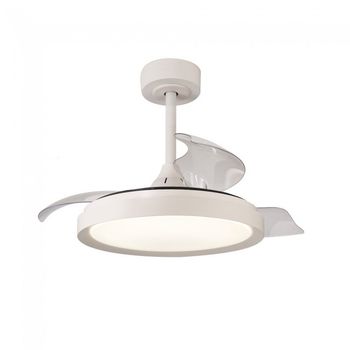 Ventilador led aspas desplegables mistral mini cct dim (40w)