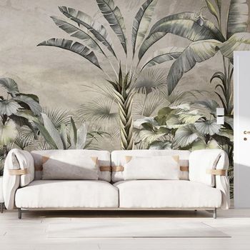 Papel pintado autoadhesivo estampado selva 400x260cm