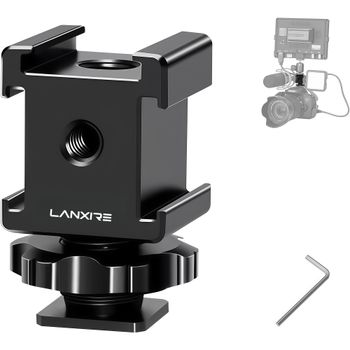 Adaptador Lanxire de Zapata Fría Triple con Tornillo 1/4
