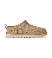 ugg para mujer 1178192 botines de piel classic micro sun stitch marron claro 38 plano ninguno casual