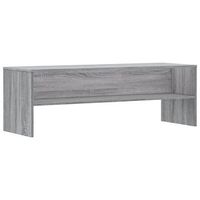 mueble de tv  mueble de salon  gabinete de tv madera de ingenieria gris sonoma 120x40x40 cm